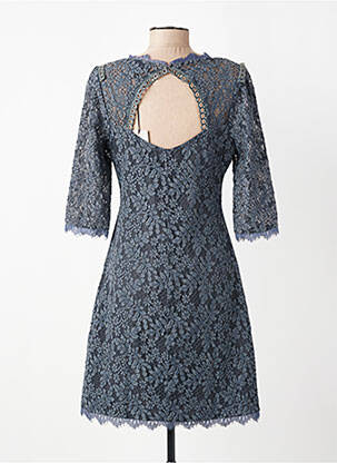 Rochie scurtă mâneci 3/4 mâneci 3/4 gri EVA KAYAN femeie
