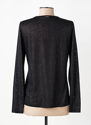 Top mâneci lungi mâneci lungi negru ONE STEP femeie
