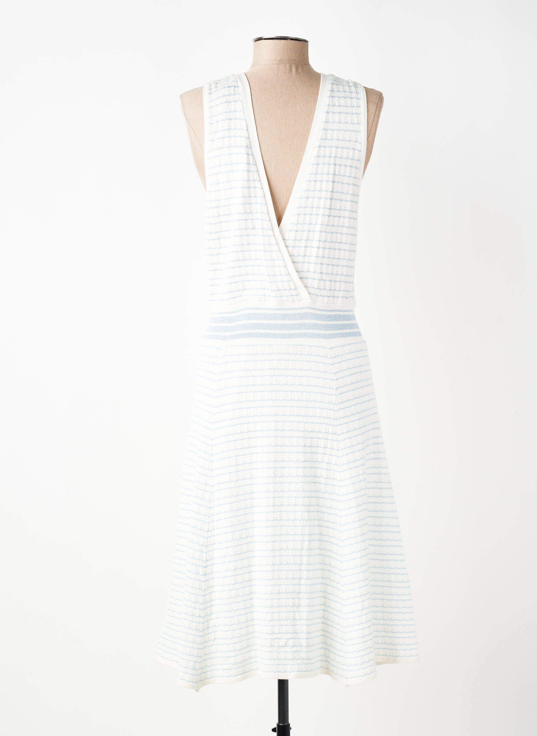Rochie midi fără mâneci fără mâneci alb LILI SIDONIO femeie