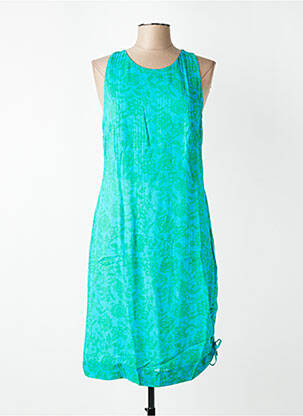 Rochie midi fără mâneci fără mâneci verde EVA KAYAN femeie