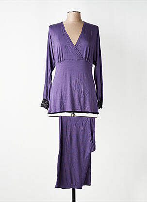 Pijama țesătură jerseu violet TRIUMPH femeie