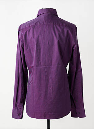 Cămașă cu mâneci lungi croială cambrată violet 1863 BY ETERNA bărbat