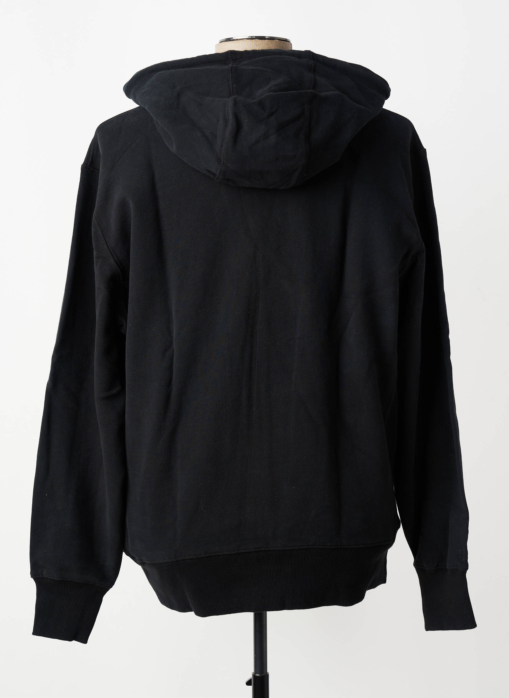 Jachete casual strânsă pe partea de jos negru SUPERDRY bărbat