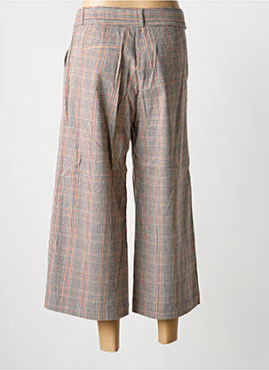 Pantalon 7/8 talie cu cleme mărime normală maro LE PETIT BAIGNEUR femeie