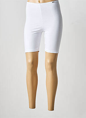Pantalon de ciclism subțire alb MALOKA femeie
