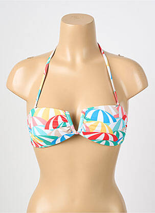 Sutien de costum de baie elasticitate top sutien modelat albastru MOLLY BRACKEN femeie