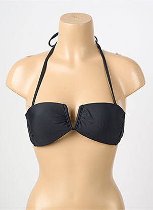 Sutien de costum de baie închidere cu legături de legat top sutien modelat negru MOLLY BRACKEN femeie