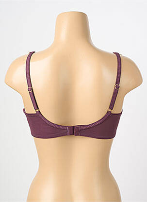 Sutien broderie sutien cupe întregi cu decolteu înalt violet CHANTELLE femeie
