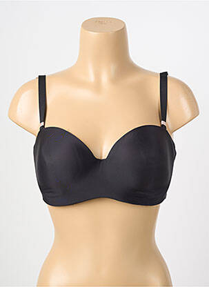 Sutien efect material satinat top sutien modelat negru CHANTELLE femeie
