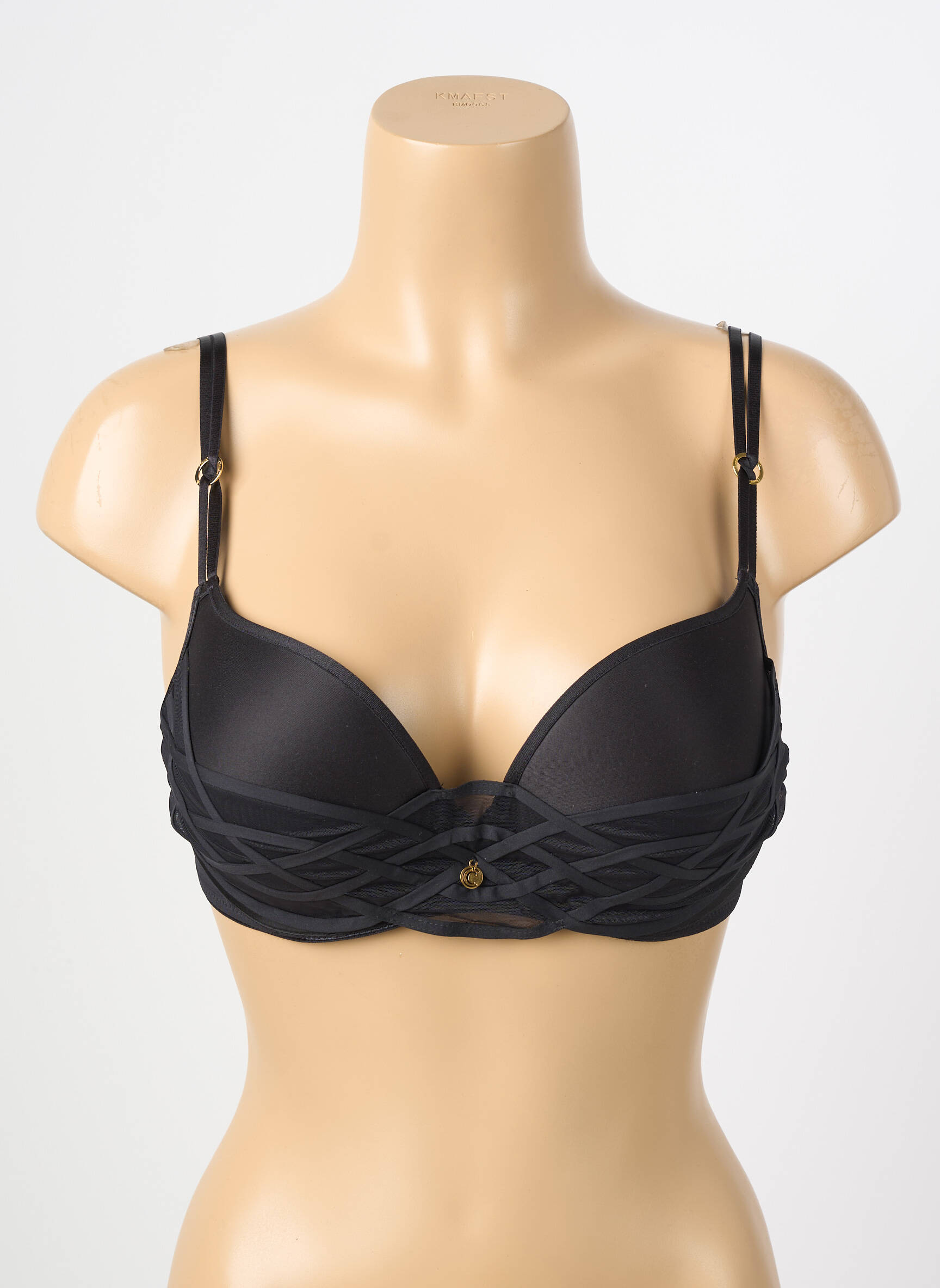Lenjerie maternitate efect material satinat negru CHANTELLE femeie