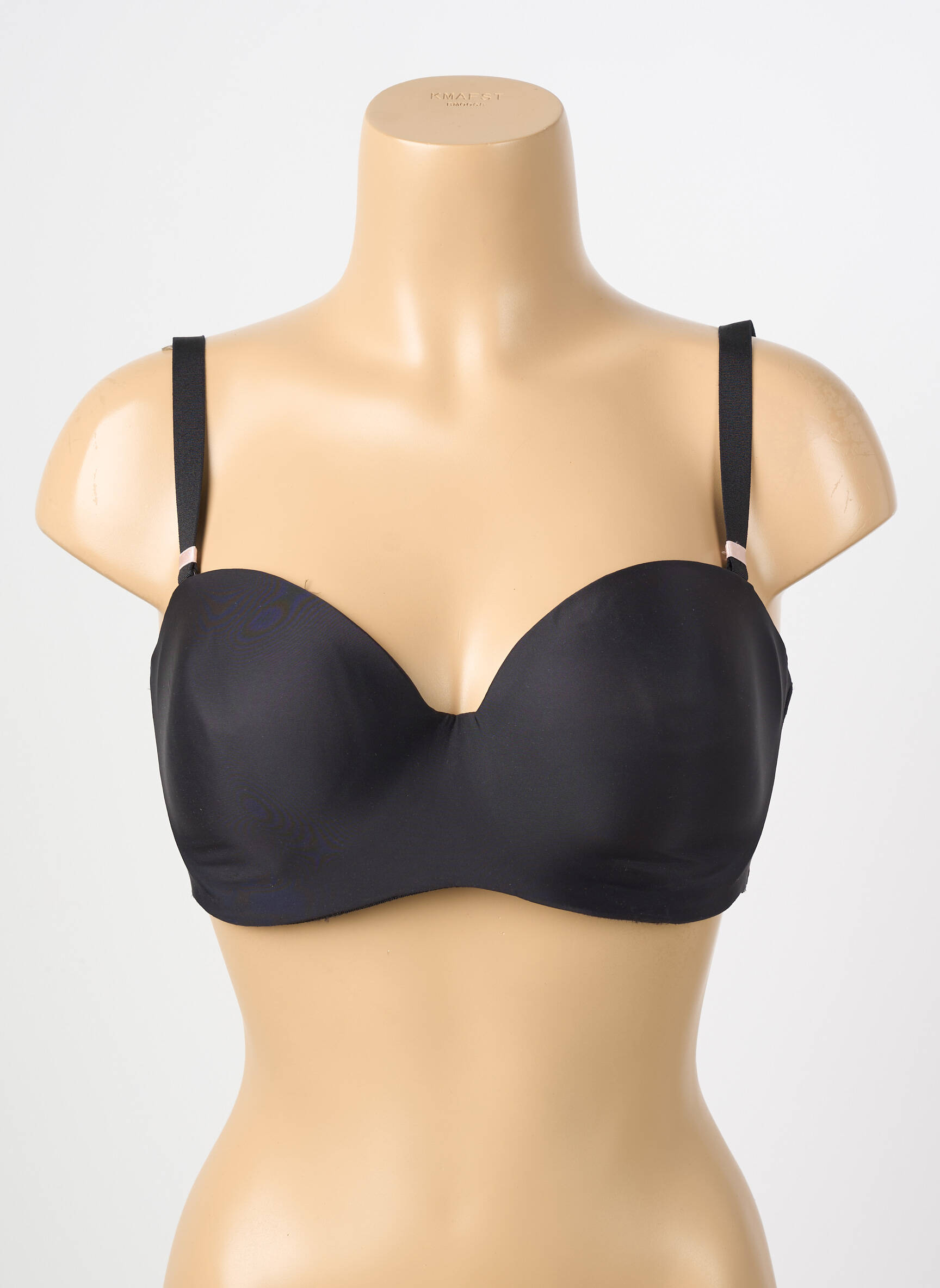 Sutien efect material satinat top sutien modelat negru CHANTELLE femeie