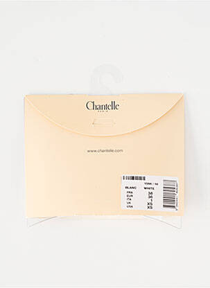 Chilot elasticitate alb CHANTELLE femeie
