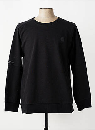 Hanorac elasticitate mâneci lungi negru SUPERDRY bărbat
