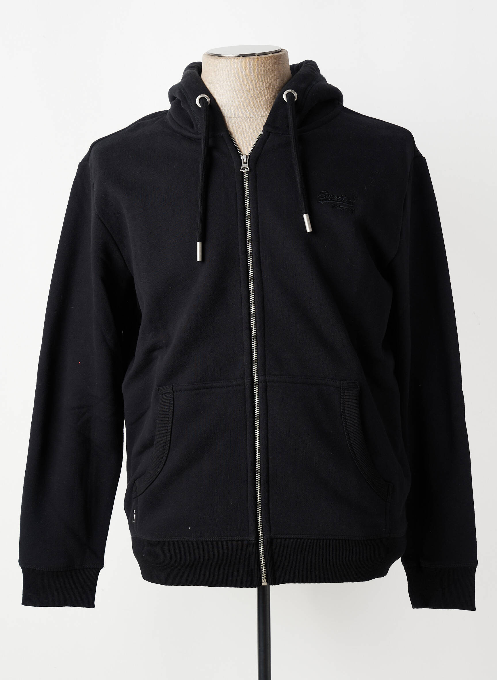 Jachete casual buzunare negru SUPERDRY bărbat