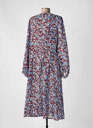 Rochie midi imprimeu floral mâneci lungi roșu TOMMY HILFIGER femeie