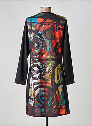 Rochie scurtă mâneci lungi mâneci lungi negru KALISSON femeie