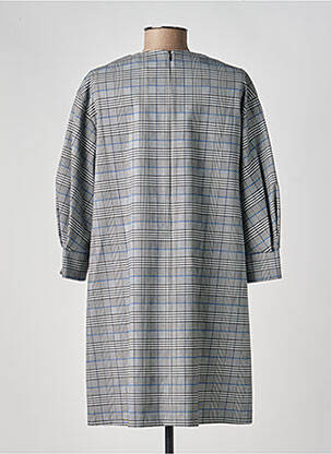 Rochie scurtă mâneci 3/4 mâneci 3/4 gri TOMMY HILFIGER femeie