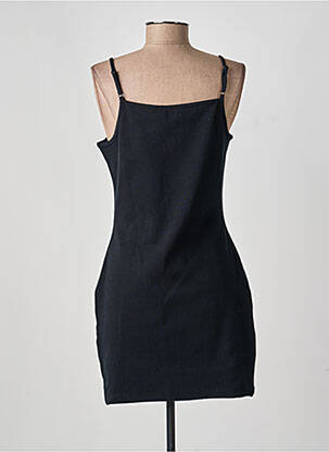 Rochie scurtă guler rotund bretele subțiri negru SUPERDRY femeie