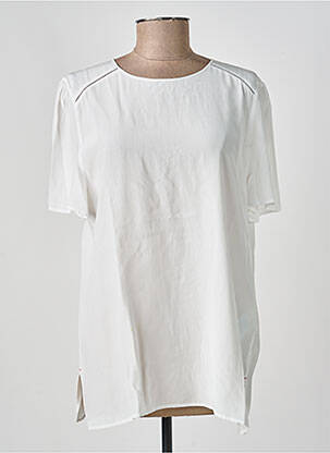 Top croială fluidă mâneci scurte alb TOMMY HILFIGER femeie