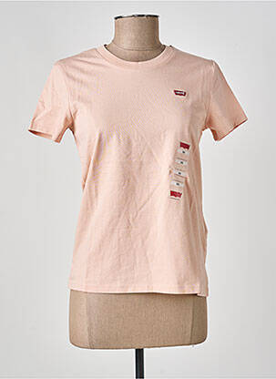Tricou elasticitate mâneci scurte roz LEVI'S femeie