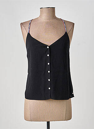 Top elasticitate bretele subțiri negru TOMMY HILFIGER femeie