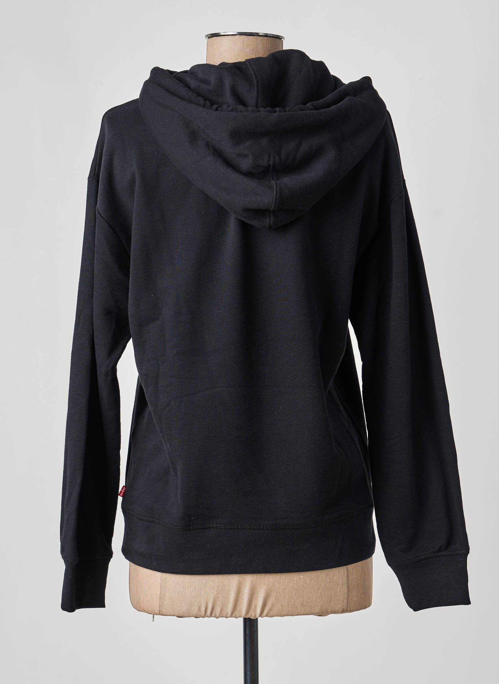 Hanorac cu glugă elasticitate mâneci lungi negru LEVI'S femeie