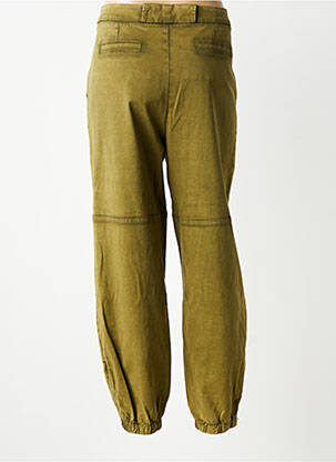 Pantalon drept elasticitate mărime normală verde SOUVENIR femeie