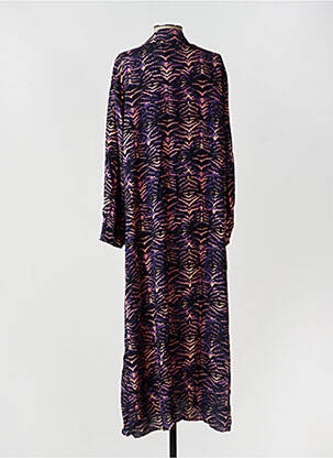 Rochie lungă mâneci lungi mâneci lungi violet IMPREVU femeie