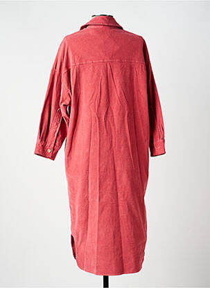 Rochie midi mâneci lungi mâneci lungi roz IMPREVU femeie