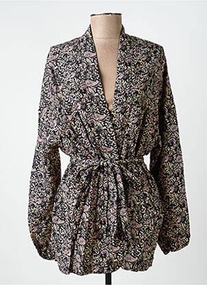 Jachete kimono mâneci lungi negru LAURE + MAX femeie
