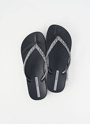 Șlapi toc plat până la 3 cm negru IPANEMA femeie
