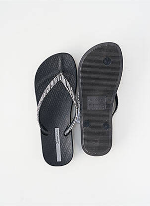 Șlapi toc plat până la 3 cm negru IPANEMA femeie