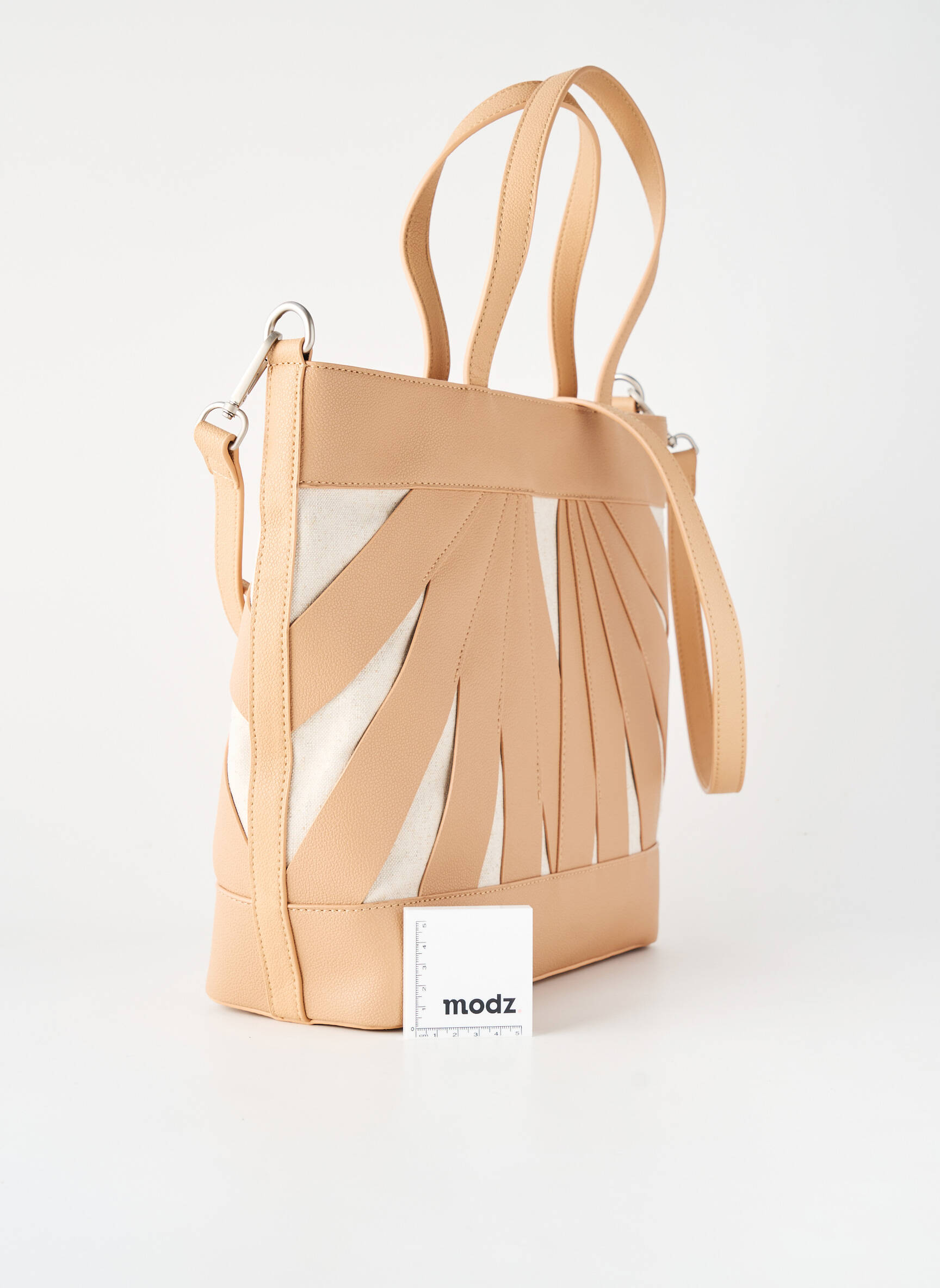 Geantă formă de geantă shopper formă de geantă shopper bej NAF NAF femeie