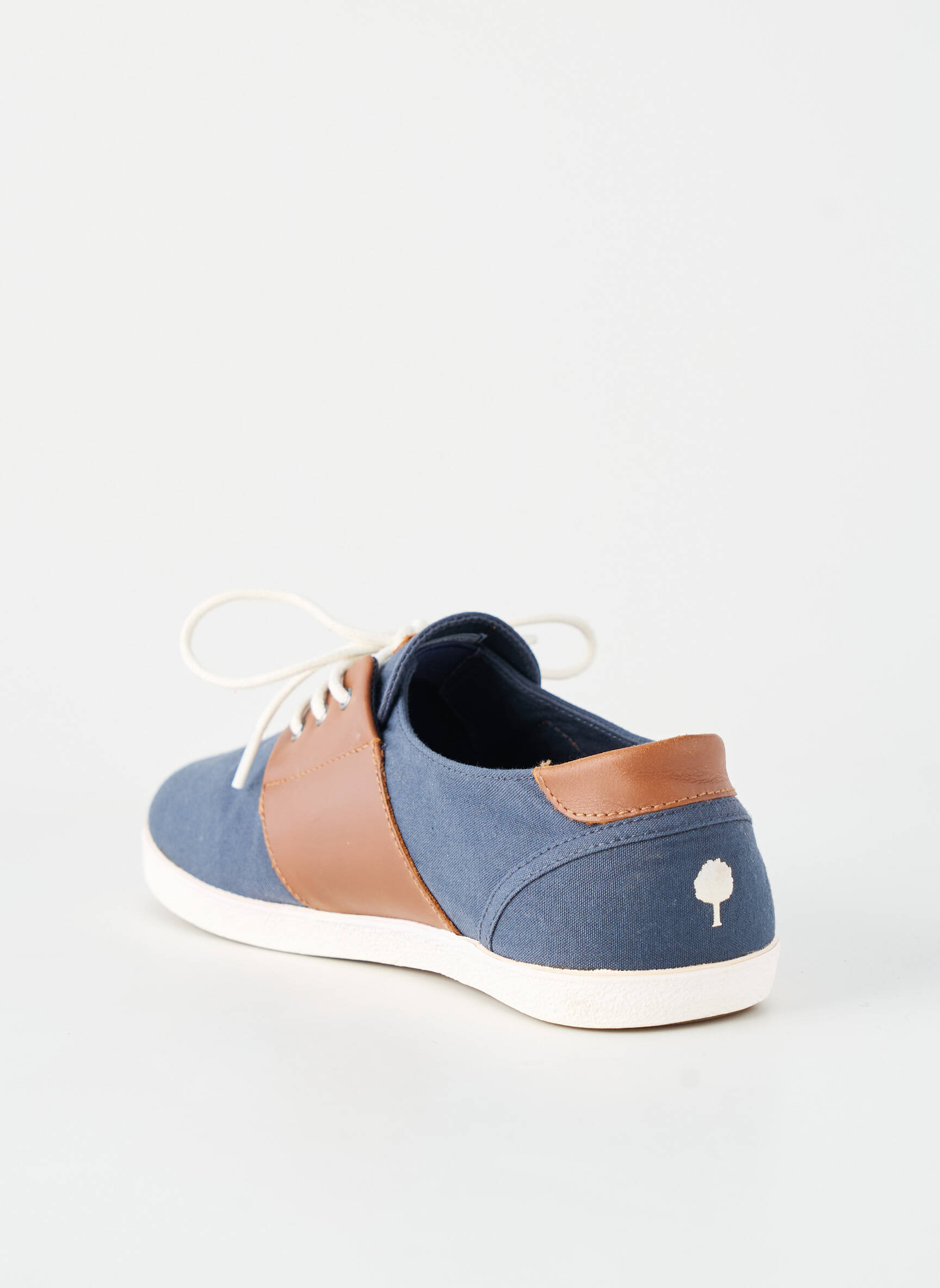 Adidași material neted vârf rotund albastru FAGUO bărbat