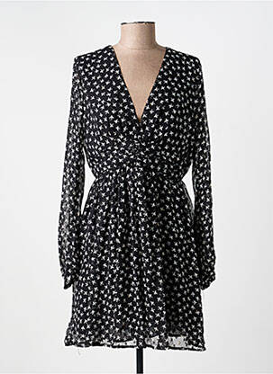 Rochie scurtă mâneci lungi mâneci lungi negru EMMA ELLA femeie