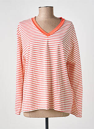 Tricou mâneci lungi mâneci lungi portocalie WIYA femeie