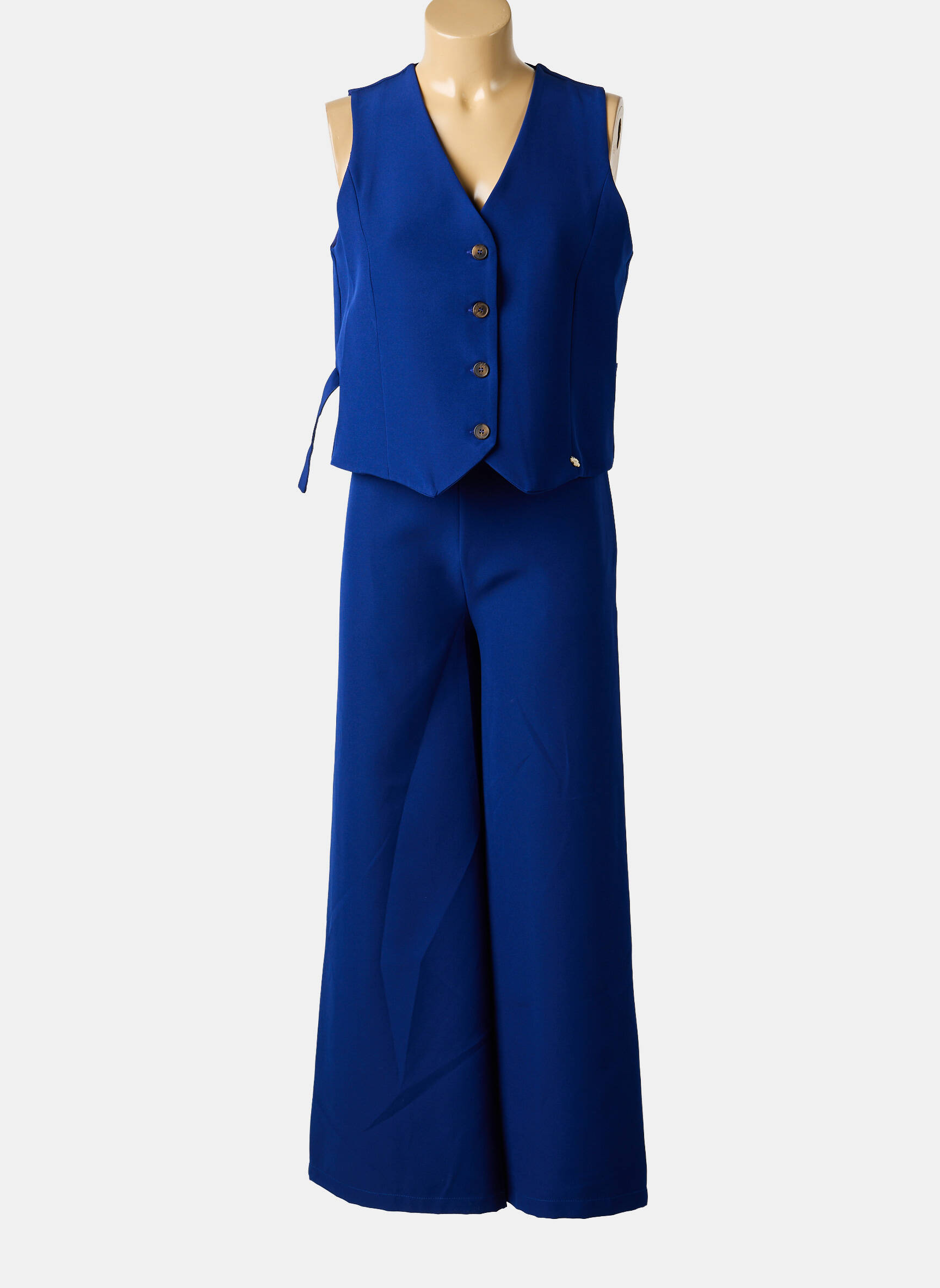 Set pantaloni buzunare albastru KEZY femeie