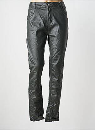 Pantalon drept elasticitate mărime normală negru KAROSTAR femeie