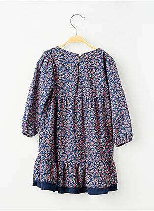 Rochie scurtă mâneci lungi mâneci lungi albastru P'TIT MÔME fată