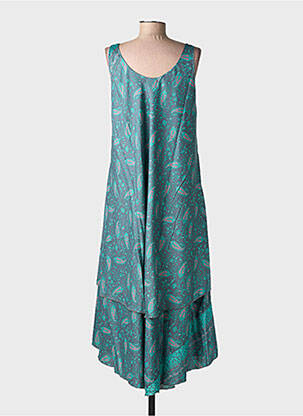 Rochie midi fără mâneci fără mâneci verde SINOE BY BAMBOO'S femeie