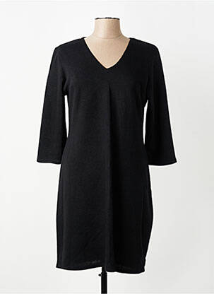 Rochie scurtă mâneci 3/4 mâneci 3/4 negru LE SINGE DE JULIE femeie