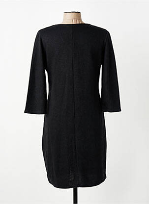 Rochie scurtă mâneci 3/4 mâneci 3/4 negru LE SINGE DE JULIE femeie