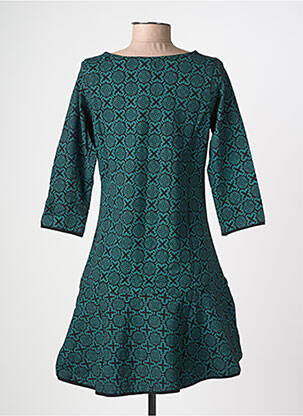 Rochie scurtă mâneci 3/4 mâneci 3/4 albastru BAMBOO'S femeie
