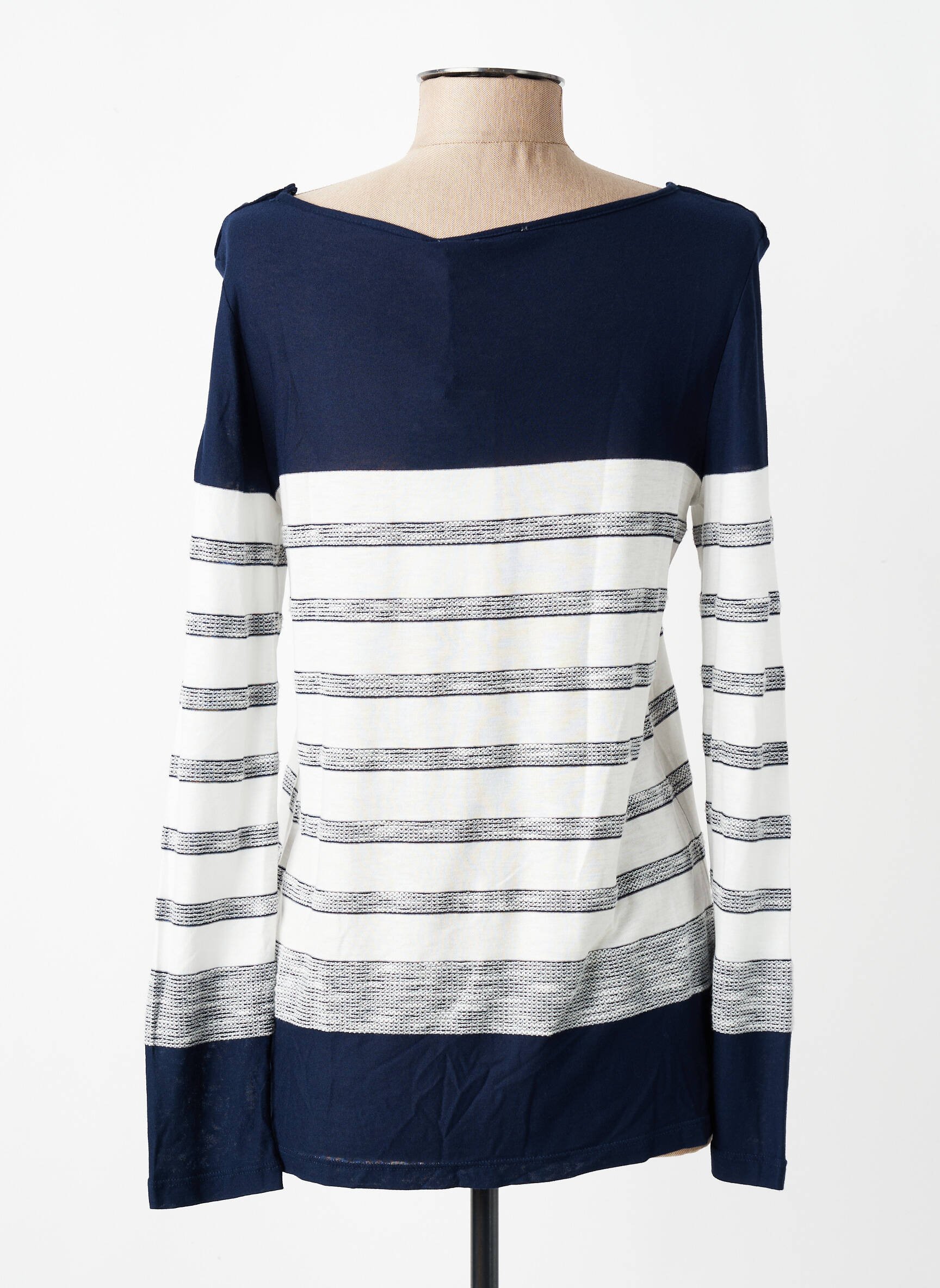 Tricou mâneci lungi mâneci lungi albastru LE PETIT BAIGNEUR femeie