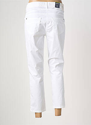 Pantalon 7/8 țesătură poplin mărime normală alb GARDEUR femeie