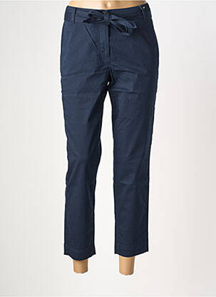 Pantalon 7/8 talie cu cleme mărime normală albastru ATELIER GARDEUR femeie