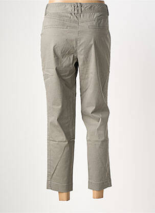 Pantalon 7/8 talie cu cleme mărime normală verde ATELIER GARDEUR femeie