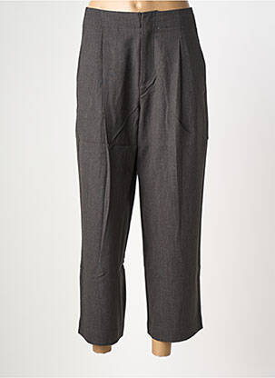 Pantalon 7/8 talie înaltă talie înaltă maro YERSE femeie