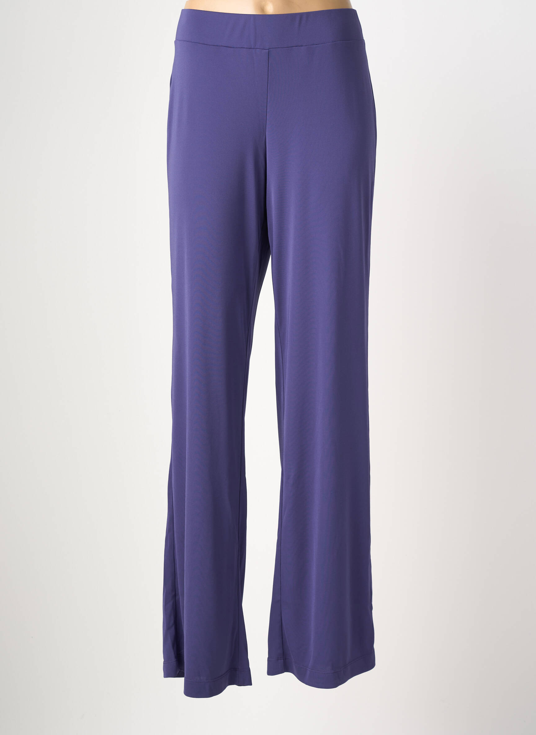 Pantalon evazat elasticitate talie înaltă violet DIANA GALLESI femeie