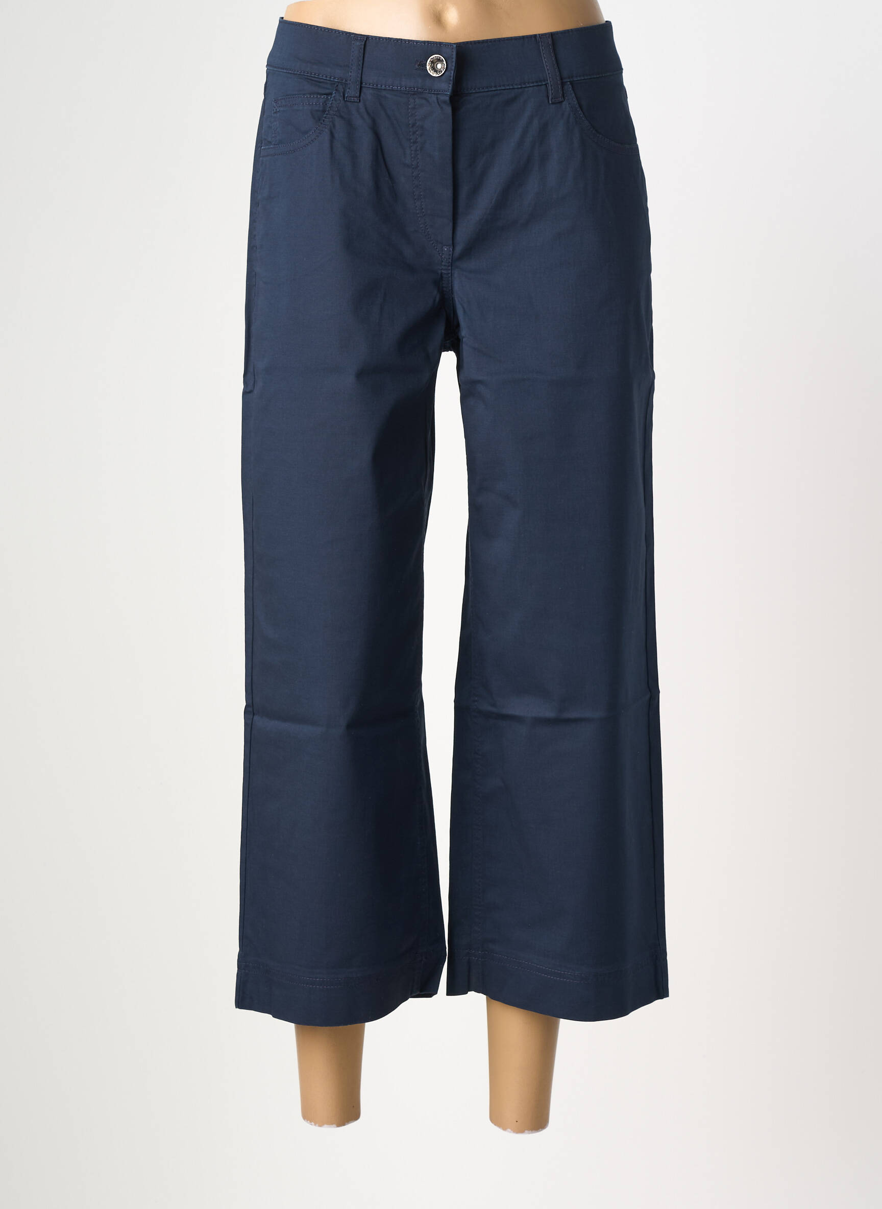 Pantalon 7/8 elasticitate mărime normală albastru GARDEUR femeie